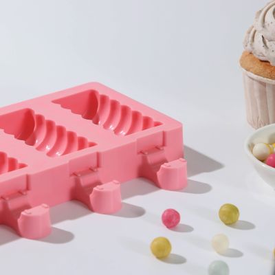Фото Форма для мороженого 8 ячеек, 38 х 11 х 2 см (6,6 х 3,4 см) "Моника". Интернет-магазин FOROOM