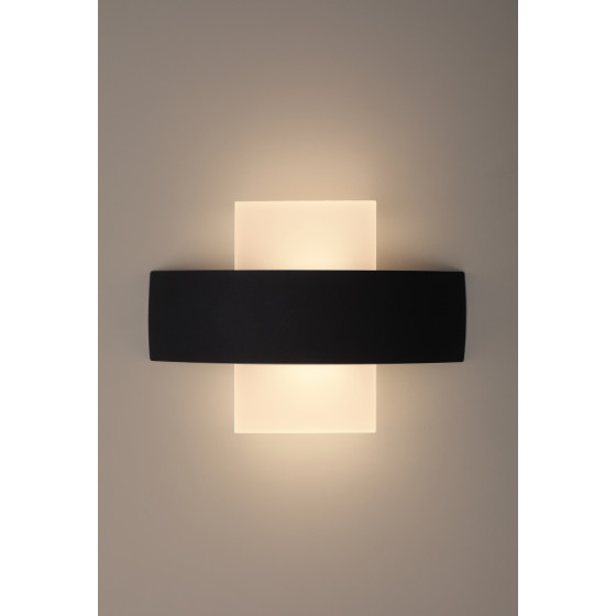 Фото Светильник WL7 WH+BK декоративная подсветка светодиодная 6Вт IP 20 белый/черный (240*170*70)ЭРА. Интернет-магазин FOROOM