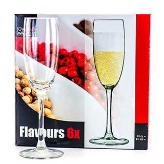 Фото Комплект из 6 бокалов для шампанского 180 мл Royal Leerdam Flavours 550474. Интернет-магазин FOROOM