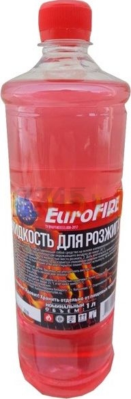 Фото Средство для розжига "EuroFIRE" 1 л.. Интернет-магазин FOROOM