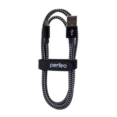 Фото PERFEO Кабель USB2.0 A вилка - Micro USB вилка, черно-белый, длина 3 м. (U4802) /50 U4802. Интернет-магазин FOROOM