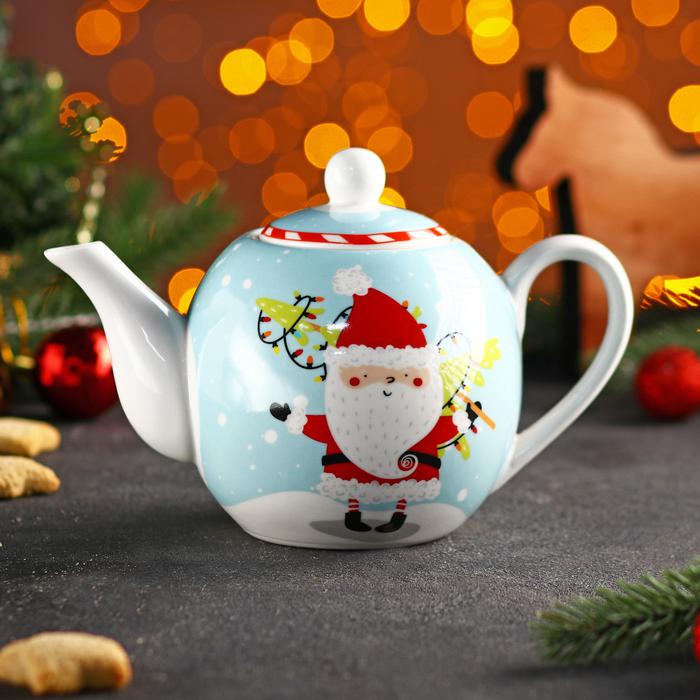 Чайник заварочный "Дед Мороз" 800мл Доляна Новый год 7989984