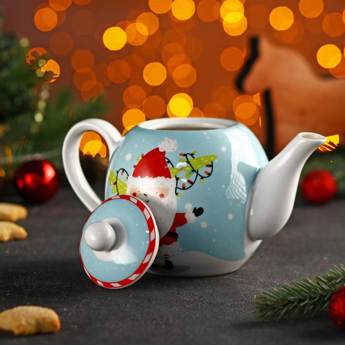 Чайник заварочный "Дед Мороз" 800мл Доляна Новый год 7989984