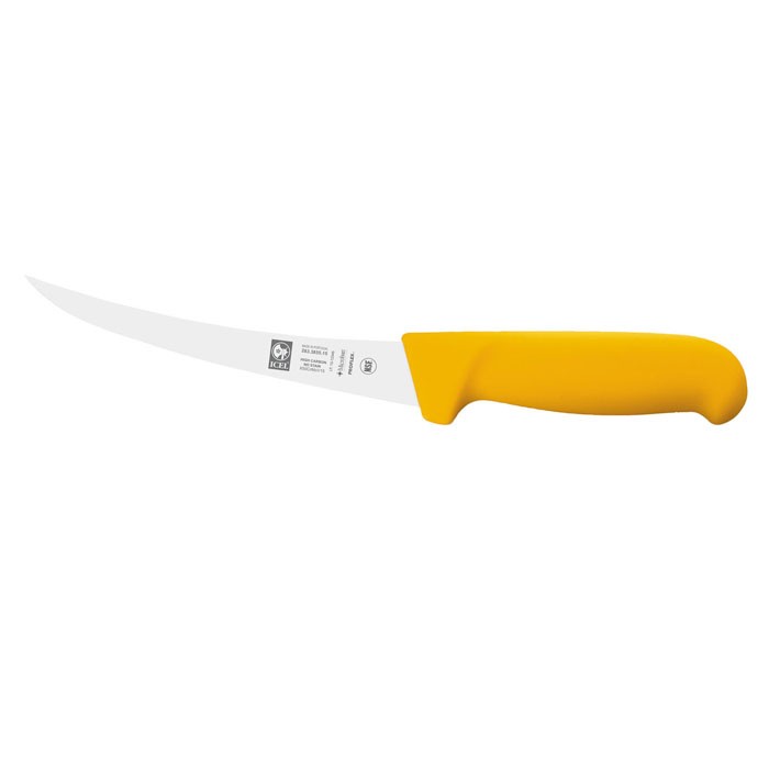 Нож обвалочный с изогнутым жестким лезвием 15 см Icel Safe 283.3855.15