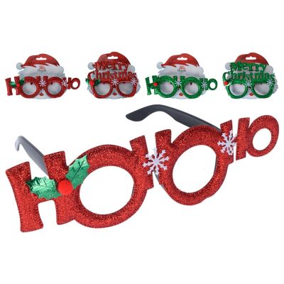 Фото Очки декоративные рождественские "Ho-ho-ho", 4 вида H&S Collection  DH8045670. Интернет-магазин FOROOM