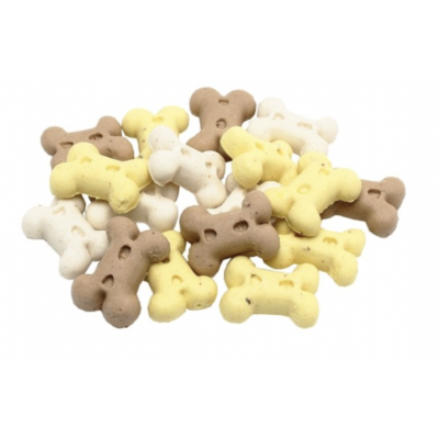 Фото Печенье «Косточки Mix» для дрессуры собак (ваниль, шоколад, овощи), размер S, 10кг, шт. Интернет-магазин FOROOM