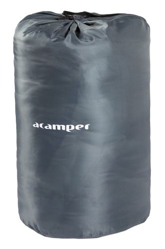 Фото Спальный мешок ACAMPER BRUNI 300г/м2 (gray-orange). Интернет-магазин FOROOM