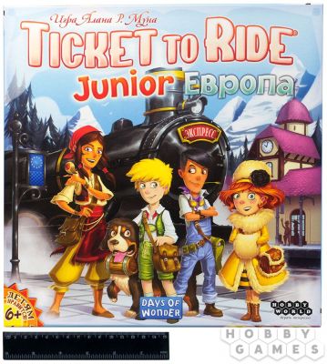Фото Hobby World Ticket to Ride Junior: Европа. Интернет-магазин FOROOM