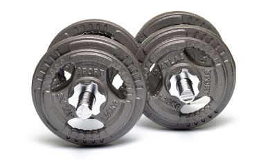 Фото Набор гантелей металлических Хаммертон Atlas Sport 2x9,5 кг. Интернет-магазин FOROOM