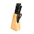 Фото Набор кухонных ножей (7пр.): 5 ножей, ножницы, подставка деревянная Astell Пластик AST-004-НН-001. Интернет-магазин FOROOM
