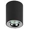 Светильник OL1 GU10 BK/CH декоративная подсветка, накладной, GU10, D80*100мм, черный/хром ЭРА