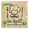 Салфетки бумажные "Крафт. Bon appetit" 33x33см, 2 слоя, 25шт. Bouquet Eco-Friendly 57745