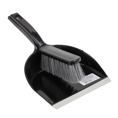 Фото Комплект для уборки: щётка-смётка и совок ВОТ! Black SPB050-BLACK. Интернет-магазин FOROOM