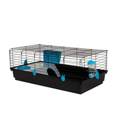 Фото Клетка для кроликов 536 складная, 55*39*100 см, черный. Интернет-магазин FOROOM