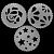 Фото Трафарет кулинарный для украшения выпечки d 20 см(набор 3 шт) "Звезды"  СимаГлобал  1151943. Интернет-магазин FOROOM
