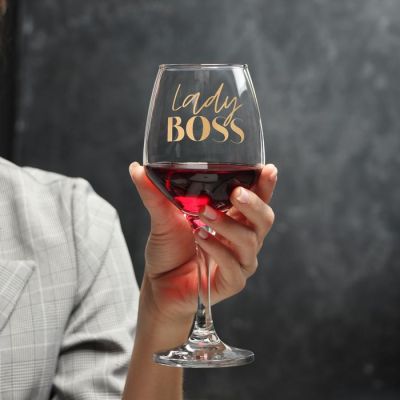 Фото Бокал 350мл для вина "Lady boss" Дорого внимание  5476302. Интернет-магазин FOROOM