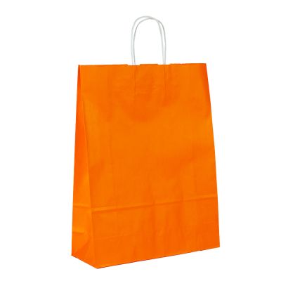 Пакет подарочный 32x12x(h)42см, оранжевый   4812019100543