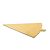 Фото Подложки для торта треугольные 12x9см с держателем, золото (100шт.)   411-109. Интернет-магазин FOROOM