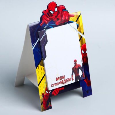 Фото Бумага для заметок на подставке "Человек-паук: Мои супер-идеи" 30 литов А6 Marvel  1161115. Интернет-магазин FOROOM