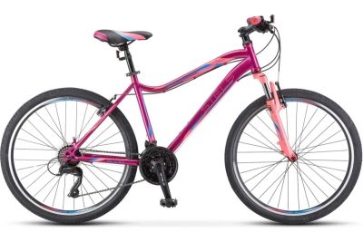 Фото Велосипед 26 Stels Miss 5000 V (рама 16) V050 Фиолетовый/розовый, LU089376. Интернет-магазин FOROOM