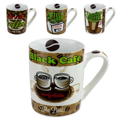 Фото Кружка "Black Coffee" 450мл, 4 вида Market Union  1141. Интернет-магазин FOROOM