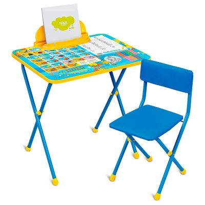 Комплект складной мебели "Первоклашка" для детей (3-7 лет): стол со стулом Nika Kids Познайка 4274319