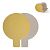 Фото Подложки для торта круглые (d)8см с держателем, золото (100шт.)   411-131. Интернет-магазин FOROOM