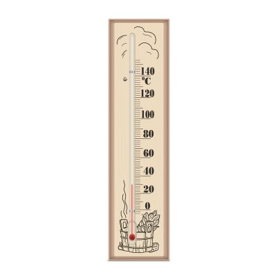 Фото Термометр для сауны из дерева ПАО Стеклоприбор  300110. Интернет-магазин FOROOM