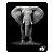 Фото VS Коврик для компьютерной мыши "Фауна", "Слон" (194*233*3 мм),полипропилен+вспененный пластик VS_A4812. Интернет-магазин FOROOM