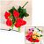 Фото Букет искусственных цветов "Розы двуцветные" 28 см СимаГлобал  1206461. Интернет-магазин FOROOM