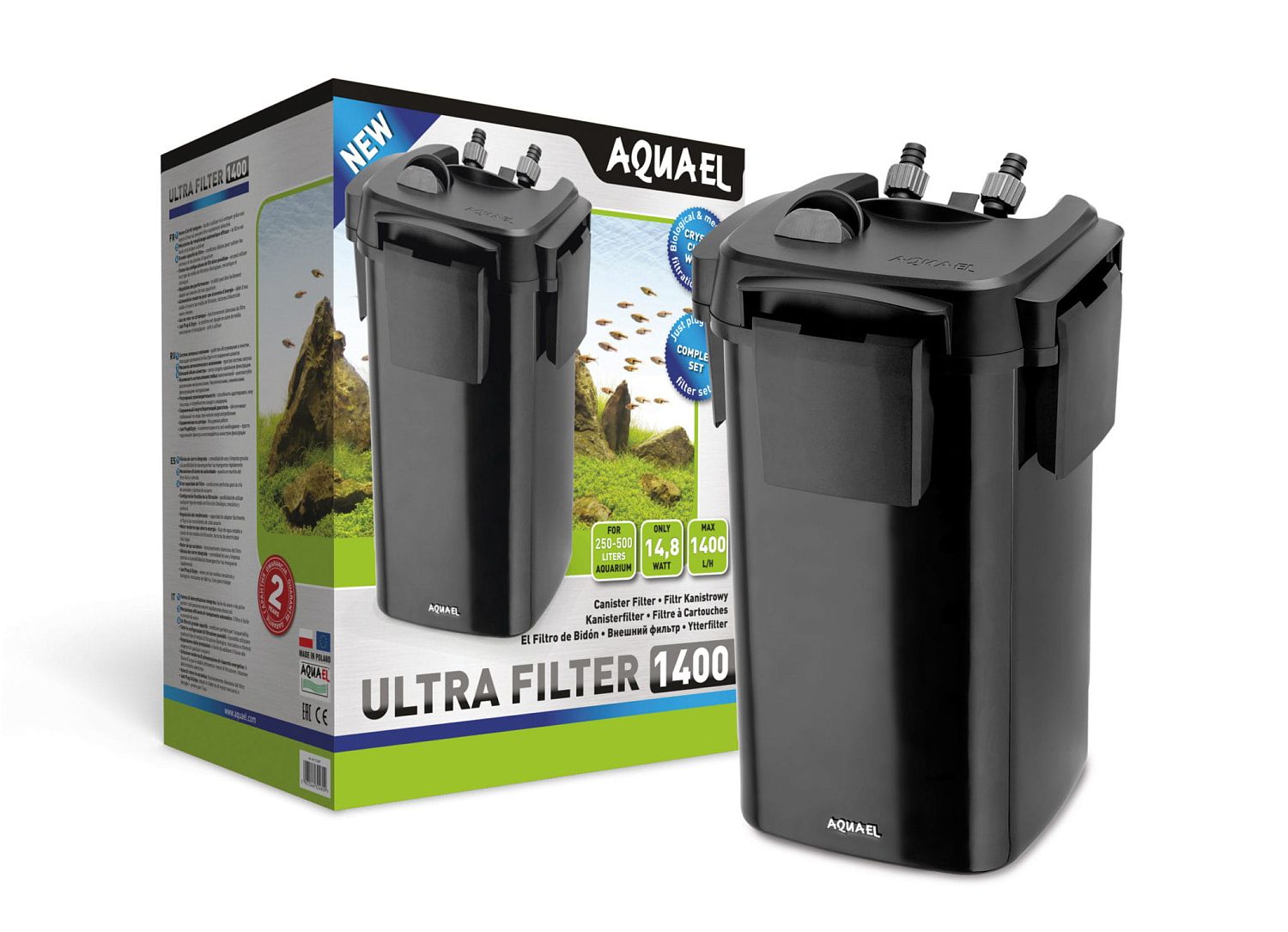 Фильтр для аквариумов Aquael внешний ULTRA 1400