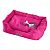 Фото Rogz  лежак д/с с бортом и подушкой Spice Podz L розовый с костью  (55*88*26 см), шт. Интернет-магазин FOROOM