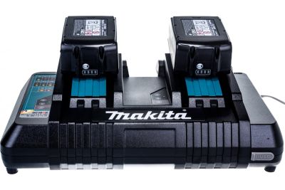 Фото Аккумулятор  BL1850B (18В / 2х5,0Ач) + зарядное DC18RD (Коробка) MAKITA. Интернет-магазин FOROOM