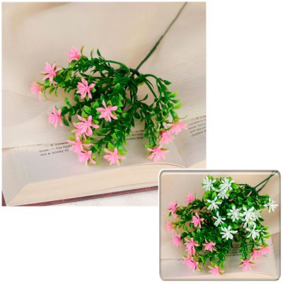 Фото Цветок искусственный (ветка) "Мелкие цветочки" 16 см СимаГлобал  1653802. Интернет-магазин FOROOM