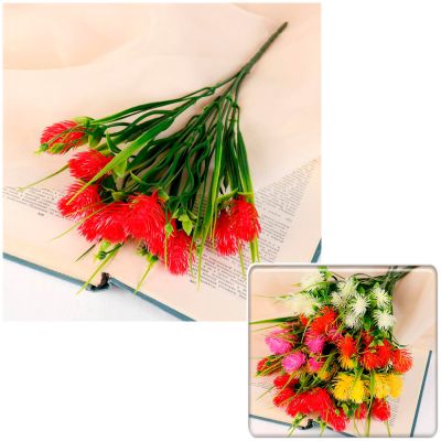 Фото Букет искусственных цветов "Агератум" 27 см СимаГлобал  4297249. Интернет-магазин FOROOM
