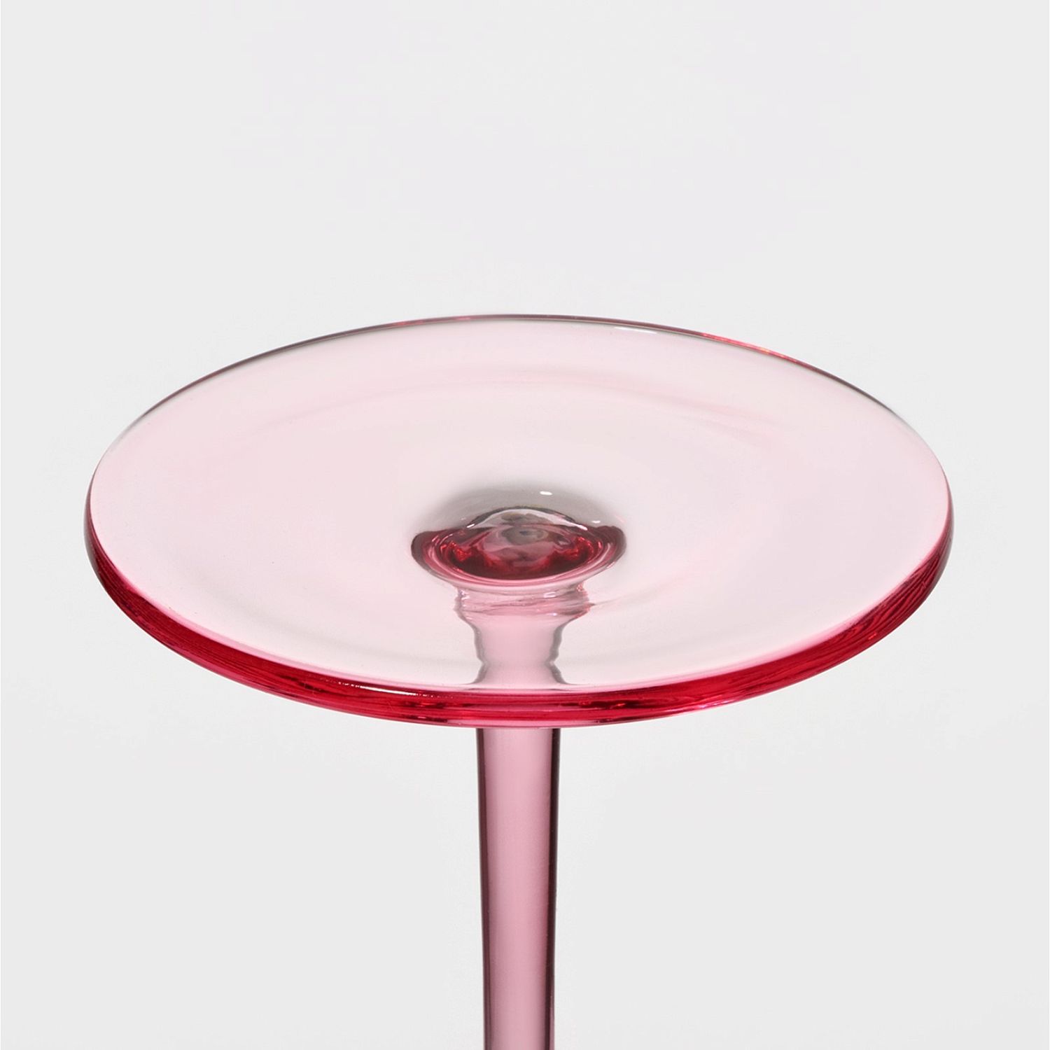 Бокал стеклянный для вина Magistro «Иллюзия», 550 мл, 10x24 см, цвет розовый