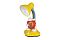 Светильник настольный Camelion  KD-388  C07  жёлтый (с часами, 230В, 40Вт, E27)