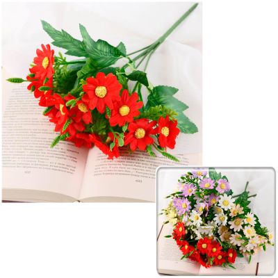 Фото Букет искусственных цветов "Каллистефус" 28 см СимаГлобал  5202906. Интернет-магазин FOROOM