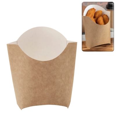 Коробки для картофеля фри 11x10x(h)5см, размер M (50шт.) Непластик  411-007