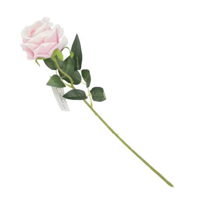 Фото Цветок искусственный "Розовая роза" 50 см PM-M  58350-03. Интернет-магазин FOROOM