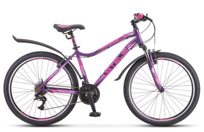 Фото Велосипед 26 Stels Miss 5000 V (рама 18) V050 Вишневый/розовый, LU089375. Интернет-магазин FOROOM