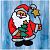 Фото Наклейка на стекло "Дед Мороз с ёлкой и звёздочкой" 14,5х18см Зимнее Волшебство  1399720. Интернет-магазин FOROOM