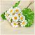 Фото Букет искусственных цветов "Ромашки" 20 см СимаГлобал  1206474. Интернет-магазин FOROOM