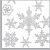 Фото Салфетки бумажные "Снегопад. Серебро" 24х24см, 3 слоя, 25шт. Bouquet De Luxe 57873. Интернет-магазин FOROOM