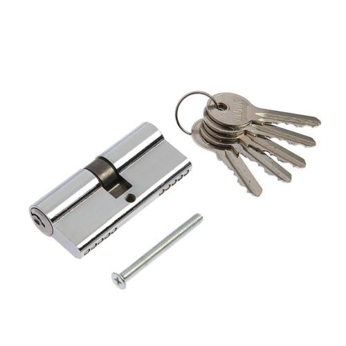 Фото Цилиндровый механизм (сердцевина замка) 70 мм, английский ключ, 5 ключей СимаГлобал  2921837. Интернет-магазин FOROOM