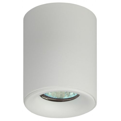 Фото Светильник OL1 GU10 WH декоративная подсветка, накладной, GU10, D80*100мм, белый ЭРА. Интернет-магазин FOROOM