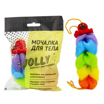 Фото Мочалка для тела, коса с игрушкой Jolly Океания IL-K-009T. Интернет-магазин FOROOM
