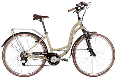 Фото Велосипед STINGER 700C CALIPSO STD бежевый, алюминий, размер 15, 700AHV.CALIPSTD.15BG1. Интернет-магазин FOROOM