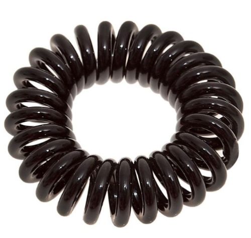 Фото Резинка для волос "Пружинка" черная 3,5 см СимаГлобал  1145950. Интернет-магазин FOROOM