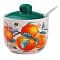 Сахарница 300мл с крыжкой и ложкой Appetite Orange fruit ZFC045-7